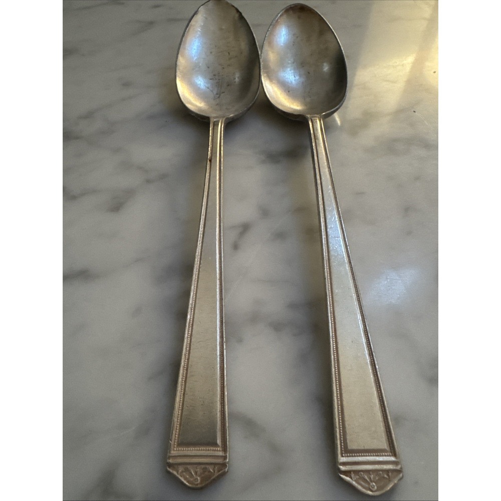 1847 Rogers Bros ANNIVERSARY International Silver Plate Flatware Serving Spoon-2